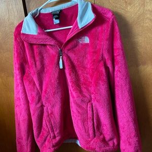 Pink NorthFace zip-up
